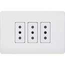 Enchufe 10A Triple Genesis Bco