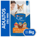 Alimento para Gato Adulto Pollo, carne y salmon 8 kg