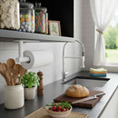 Portapapel Cocina Adhesivo Blanco
