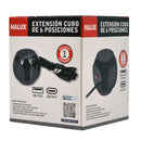 Extension Electrica 1 Usb 6 Toma(S) 3 M Negro
