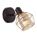 Foco sobrepuesto 1 luz GU10 kratia cafe oro