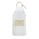 Delantal De Cocina Rectangular 70X85 Cm Taupe/Blanco