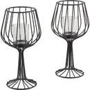 Set De 2 Portavelas Decorativos