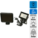 Reflector Solar con Sensor 6.4 W IP 44 500 lm Luz Fria