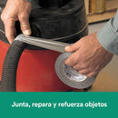 Cinta De Tela Duct Tape De Reparacion Gris 48 Mm X 55 Mts