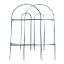 Set De 7 Cercos Para Jardin Metal 0.44X0.585 Metros Verde