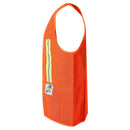 Chaleco De Malla Naranjo, Cintas Reflectantes Talla Unica