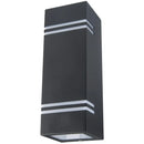 Aplique Exterior Bidireccional Bika 60 W Ip44 Luz Neutro