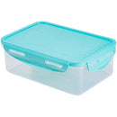 Set 11 Contenedores Clip Celeste Plastico