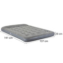 Colchon Inflable Doble Manual 2 Plazas 191X137X28 Cm
