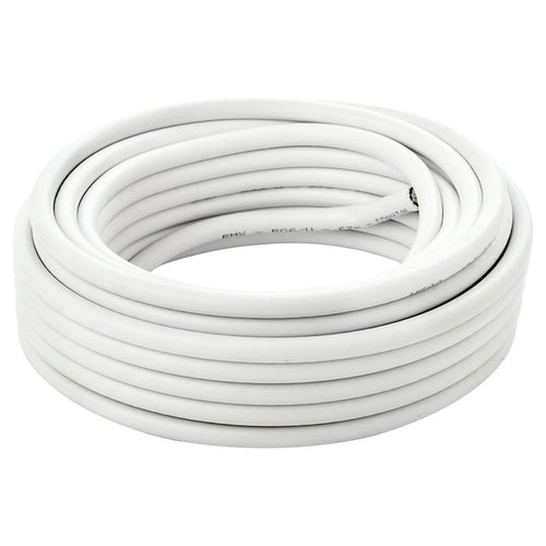 Cable Coaxial RG6 10 metros Blanco