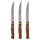 Set 3 Cuchillos Tramontina Para Asado Mango Madera