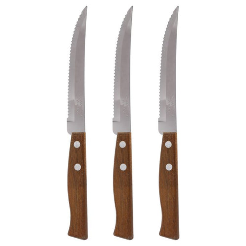 Set 3 Cuchillos Tramontina Para Asado Mango Madera