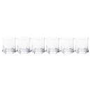 Set 6 Vasos Bajo de Vidrio 244 ml Transparente