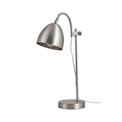 Lampara Escritorio Turam 1 Luz E27 Nickel