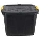 Caja Con Asa 35X40X50 Cm 42 L Negro/ Amarillo