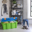 Baul Organizador 45x40x94 cm 100 l Verde/ celeste