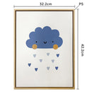 Cuadro Lluvia 30x40 cm