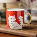 Taza 350 Ml Ceramica Gatos/Perros Colores Surtidos