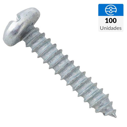 Tornillo Roscalata Metal 1 " 10 mm 100 unidad(es)