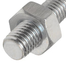 Perno hexagonal metrico 8.8 c/tuerca M8 x 20 mm zincado 2 unid