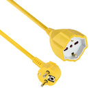 Extension Electrica Shuko 16A 4 Toma(S) 10 M Amarillo