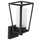 Farol de muro 60 W negro