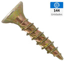 Tornillo Turbo Screw Madera Madera 20 Mm 4 Mm 144 Unidad(Es)