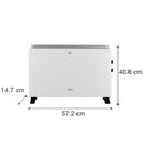 Convector Con 3 Niveles De Temperatura 800/1200/2000 W