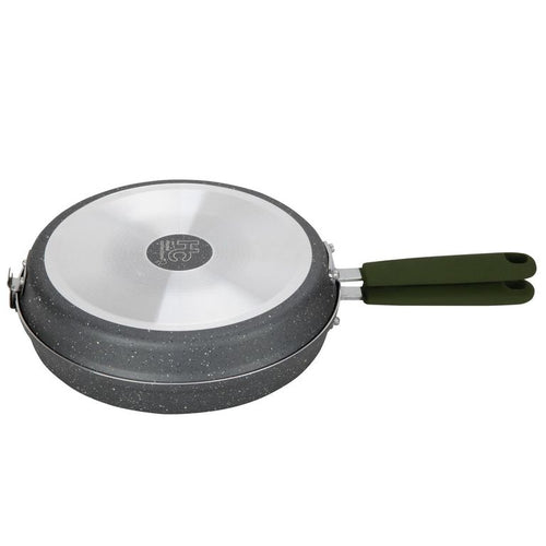 Omelettera Antiadherente 24 cm Aluminio Gris