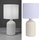 Lampara Mesa Barres 1 Luz E27 Beige