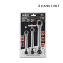 Set De Llaves 3 Piezas 4 En 1