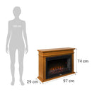Chimenea Electrica 2000 W Radiacion Th-Fp105 Madera