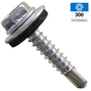 Tornillo Autoperforante Metal 3/4 Pulg 10 Mm 300 Unidad(Es)