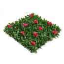 Jardin vertical flores rosa 50x50cm