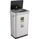 Papelero 45 Litros Acero Inoxidable Gris