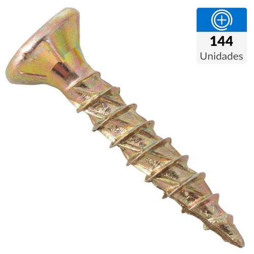 Tornillo Tirafondo Madera 20 mm 3.5 mm 144 unidad(es)