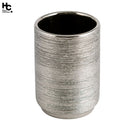 Vaso Striation Plata