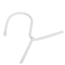 Set de 5 colgadores para ropa plastico blanco