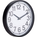 Reloj redondo 30x30x4 cm negro