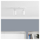 Barra Led Silo 2 Luces Acero Blanco