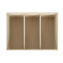 Caja de Organizador de Lentes 24.5x9x18.5 cm Beige