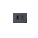 Enchufe Doble 10A Armado S32 Grey