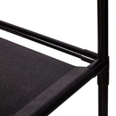 Zapatera Tela 5 Nivel(es) 56x88x29 cm Negro