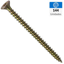 Tornillo Tirafondo Madera 3 10 mm 144 unidad(es)