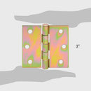 Pack Bisagras L84 3x3 Zincado 12 un