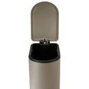 Papelero 10 Litros Metal Gris Mate