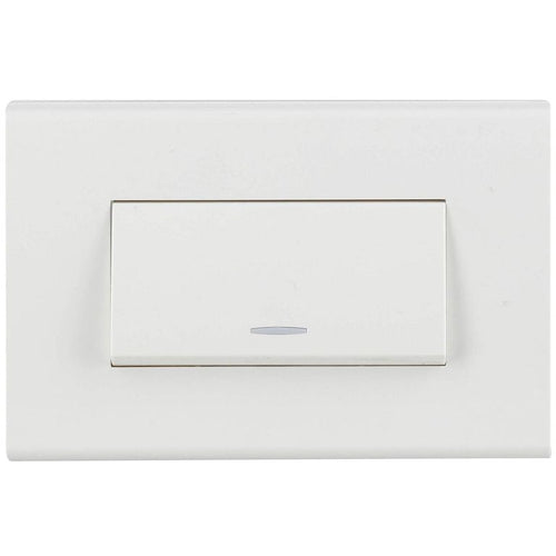 Interruptor conmutador 9/24 10 A Clio Blanco