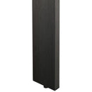 Pata aluminio Laila 40x200mm negra