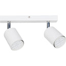 Barra Led Silo 2 Luces Acero Blanco